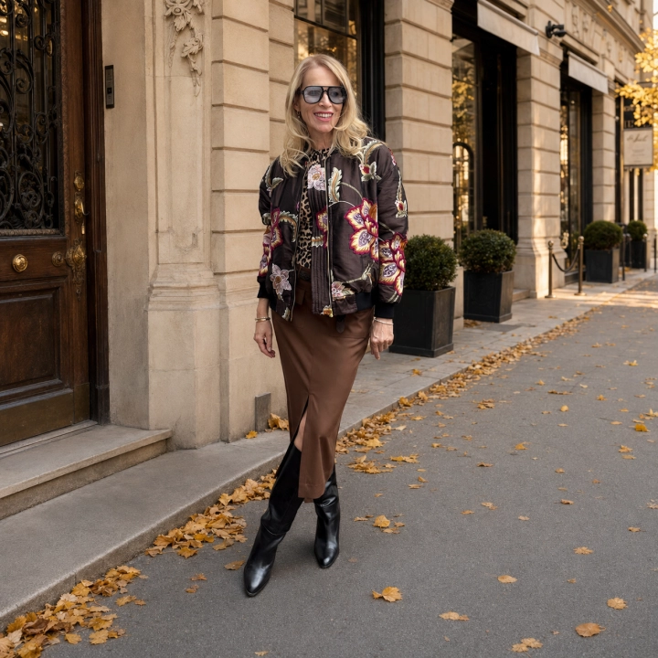 L.A.D.Y Bomber Précieux Fleur