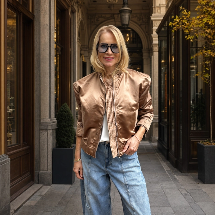 L.A.D.Y Bomber Précieux zlatá